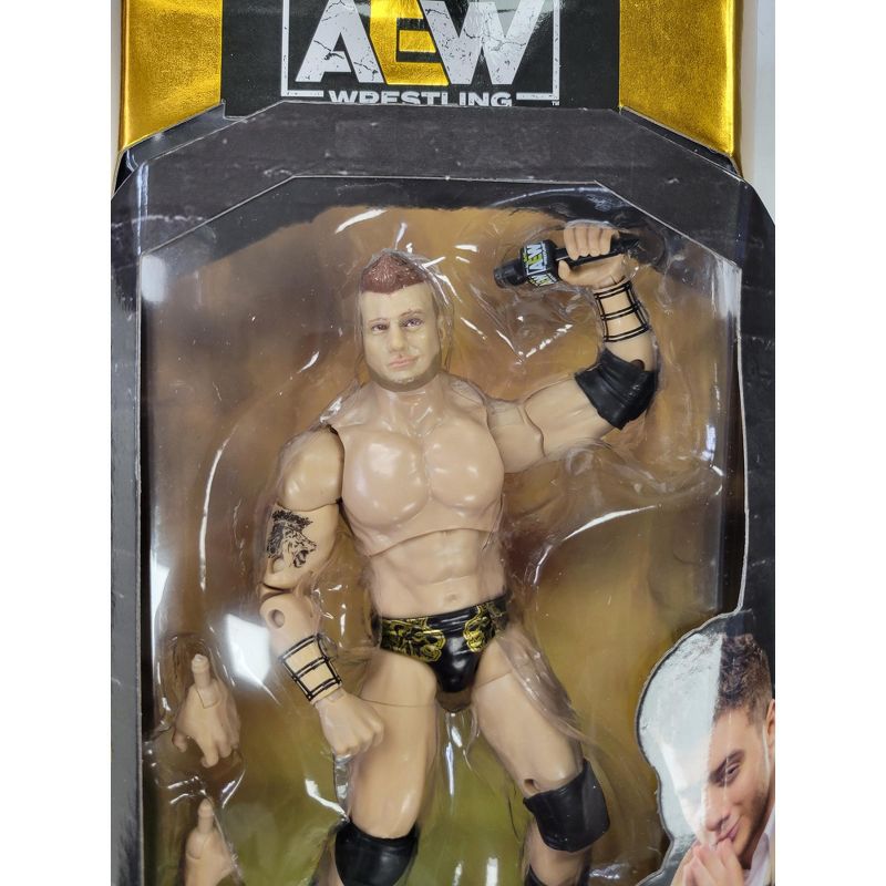 AEW Unrivaled 6 Black Trunks MJF Action Figure, 2 of 4