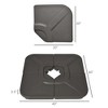 4-Piece 175lb Cantilever Patio Umbrella Base Weights for Offset Hanging Umbrella, HDPE Water or Sand Filled Umbrella Weights for Cross Base Stand - 3 of 4