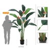 Artificial Bird of Paradise Tree 7FT(84in) Fake Palm Tree for Indoor Outdoor Modern Decor Faux Plants for Home Office Perfect - 3 of 4