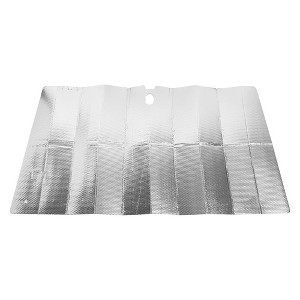 Unique Bargains Car Front Windshield Interior Anti-UV Against Heat Rays Sun Shade Silver Tone 59.06''x31.5'' 1 Pc - 1 of 4