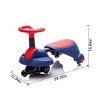 INFURNIC Baby Walkers Wiggle Car with Retractable Seat and 360 Degree Steering for Kids, Blue, 28.35"*12.99"*15.94" - 4 of 4