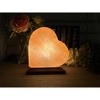 Q&A Himalayan Salt Heart Shape Table Lamp - image 3 of 4