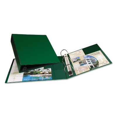 Avery Heavy-Duty Binder with One Touch EZD Rings 11 x 8 1/2 2" Capacity Green 79782