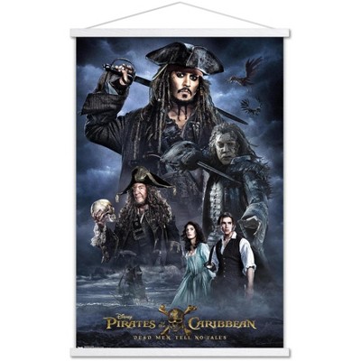 Trends International Disney Pirates of the Caribbean: Dead Men Tell No Tales - Collage Framed Wall Poster Prints