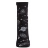 Memoi Women's Stars and Planets Align Cosmos Print Anklet Sock Black One Size - 2 of 3