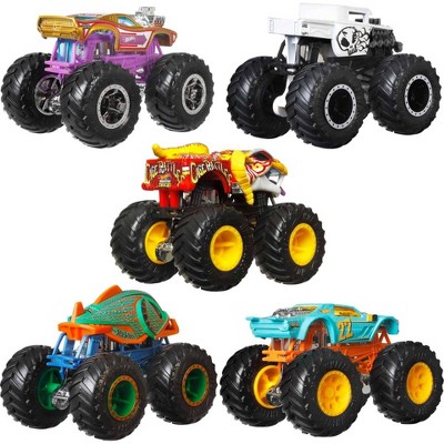 Hot Wheels Monster Trucks 1:64 Critter Crashers 5pk - (Styles May Vary)