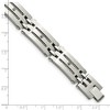 Black Bow Jewelry Mens 1/10 Ctw Blk Diamond Stainless Steel 11mm Link Bracelet, 8.75 In - 4 of 4