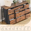 Wide 10-Drawer Dresser, 55'' TV Stand w/ Power Outlet, Storage Cabinet for Bedroom/Closet, Sturdy Metal Frame, Entertainment Center - 4 of 4