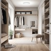 Access Lighting Infinite 1 - Light Flush Mount in  White - 4 of 4
