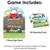 Big Dot of Happiness Cars, Trains, and Airplanes - How Many Candies Transportation Birthday Party Game - 1 Stand and 40 Cards - Candy Guessing Game - 3 of 4