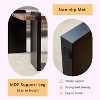 Wooden Coffee Table with Light Wood Grain Texture, Modern Side Table for Balcony Bedroom Living Room Home Office - 3 of 4
