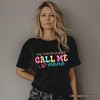 My Favorite People Call Me Nana T-Shirt, Black Casual Tee for Fun and Proud Grandmothers| OrnamentallyYou - 4 of 4