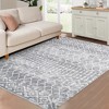 Area Rugs Boho Moroccan Rugs for Living Room Carpet Abstract Rugs for Bedroom Soft Distressed Rug - 3 of 4