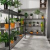 6 Tier Wire Shelf Shelving Unit 6000LBS Height Adjustable Metal Garage Storage Shelves With 4 Inch Wheels Leveling Feet Heavy Duty - 3 of 4