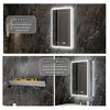 20 in. x 32 in.Built-in or wall-mounted Defogging and Dimming Mirror Cabinet Adjustable Shelf with Outlet and USB - 3 of 4