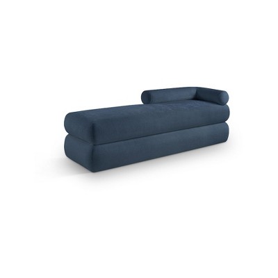 Meridian Furniture,Kennedy Chenille Fabric Bench