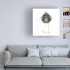 Canvas Wall Art - Shanda Louis 'Hell Chicken' Wall Art for Living Room, Bedroom, or Office Décor by Trademark Fine Art - 24 x 24 Inches - 3 of 4