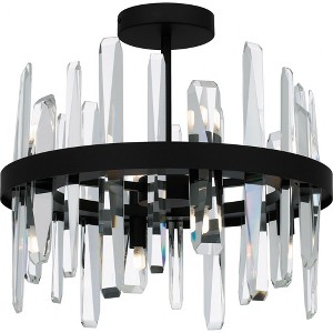 Quoizel Lighting Regal 8 - Light Semi-Flush Mount in  Matte Black - 1 of 1