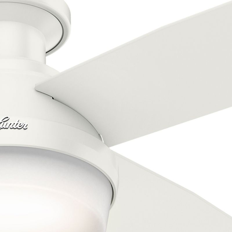 52" Dempsey Low Profile Ceiling Fan with Remote (Includes LED Light Bulb) - Hunter Fan, 5 of 11