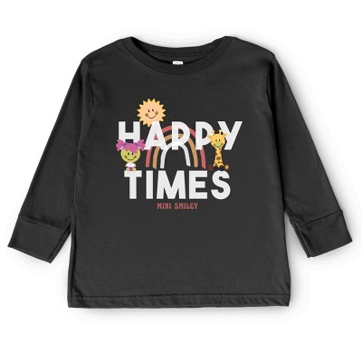 The Juniper Shop Mini Smiley Happy Times Toddler Long Sleeve Tee
