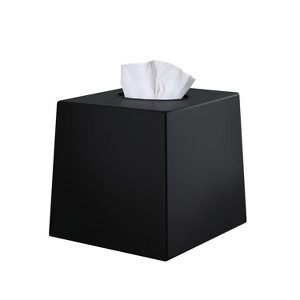 Creative Scent 1 Pack Square Tissue Box Cover Cube Tissue Holder - Decorative Facial Tissue Box Holder for Living Room, Office Desk - Vanity Countertop - 1 of 4