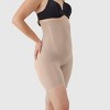 Maidenform Women's Shapewear High Waist Firm Mid Thigh Shaping Shorts SES095 - 2 of 4