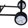 NAYSAYE Boat Motor Dolly Steel Frame Carrier Cart Stand with Wheels for Garage and Marine Storage, Black, 28.9"*42.5"*42" - 3 of 4
