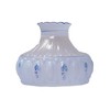 Aladdin Lincoln Drape Oil Lamp, Cobalt Glass Bright Indoor Non-Electric Fuel Lamp with Blue Meadow Shade, 24 inch - 2 of 4