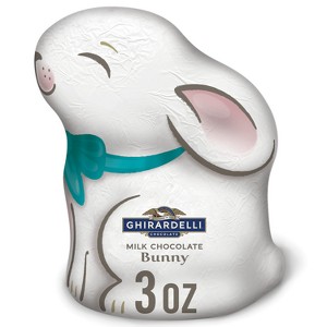 Ghirardelli Easter Milk Chocolate Hollow Bunny - 3oz - 1 of 4