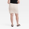 Women's Openwork Mini Pencil Skirt - Universal Thread™ - 2 of 3