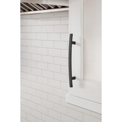 Black Bronze 7-13/16 Inch Contemporary Cabinet Pull