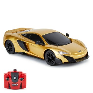 CMJ RC Cars: McLaren 675LT - Gold - 1:24 Scale, 2.4GHz, LED Headlights - 1 of 4