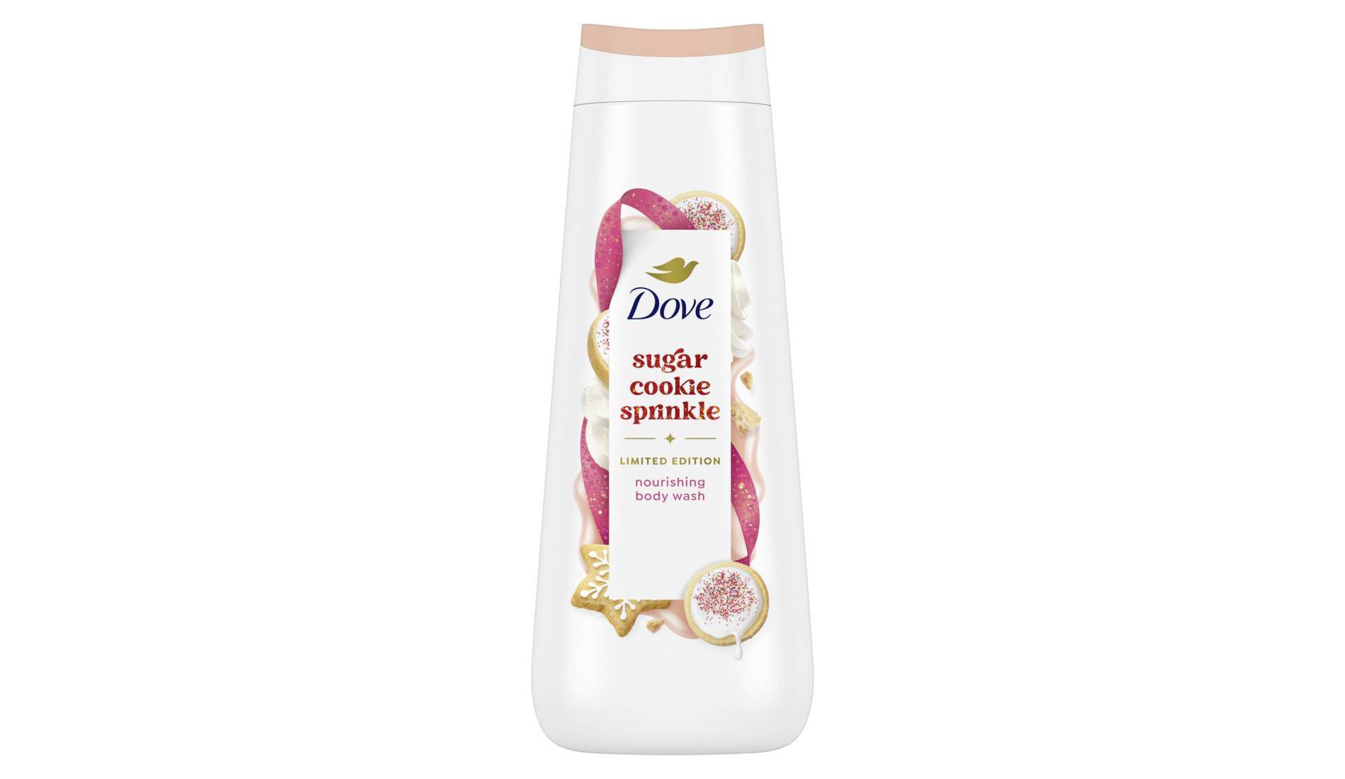 Dove Beauty Limited Edition Holiday Treat Body Wash - Sugar Cookie Sprinkle - 20 fl oz