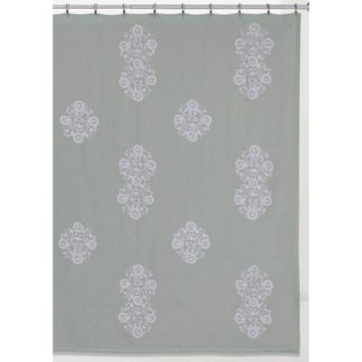 Boho Shower Curtain Gray - Creative Bath