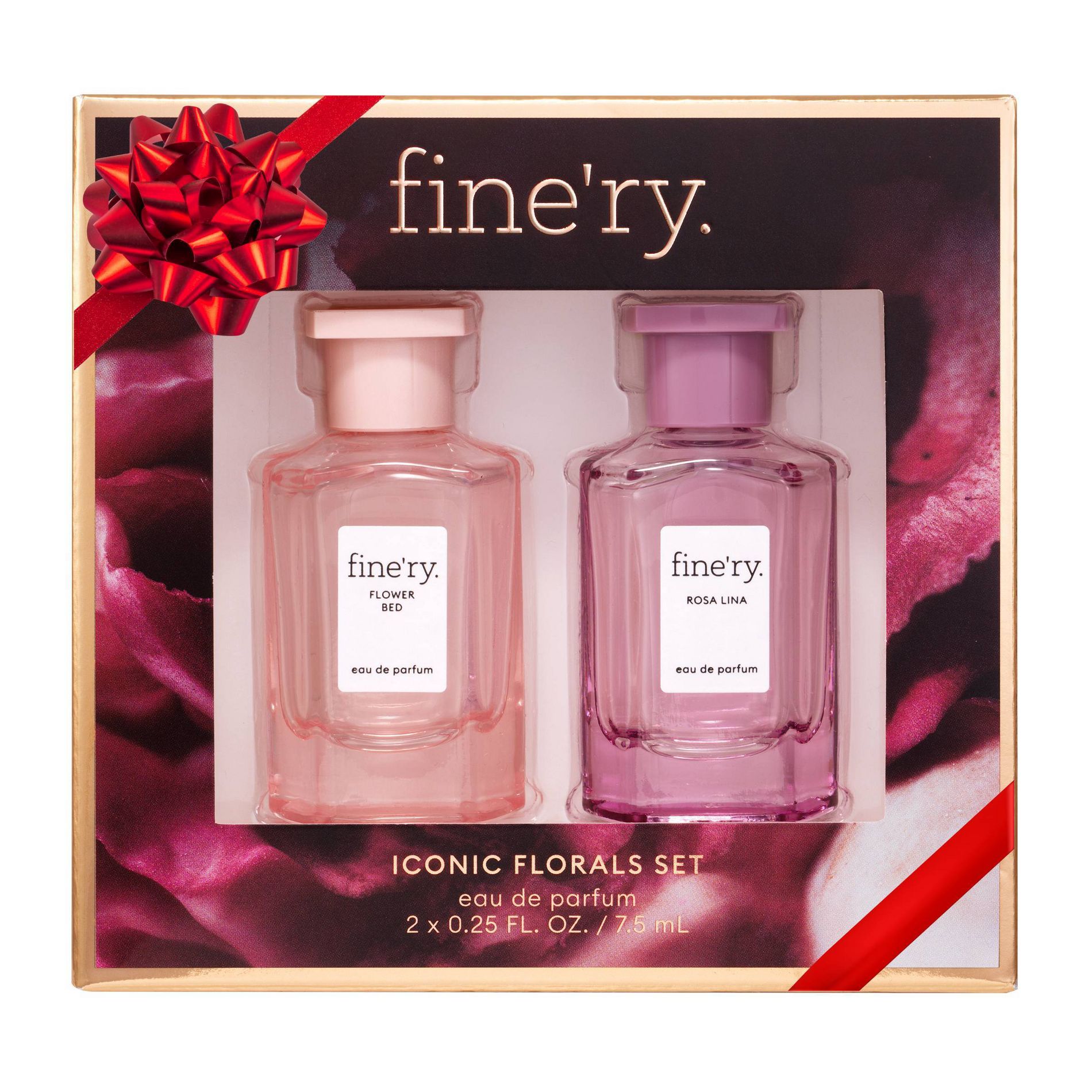 fine'ry. Mini EDP Duo Gift Set - Rosa Lina + Flower Bed - 2pc