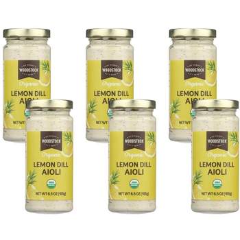 Woodstock Organic Lemon Dill Aioli - Case of 6/6.5 oz