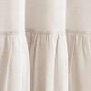 LunaLulinlk Shower Curtain with A Ruffle Hem Beige Linen Shower Curtain - 3 of 4