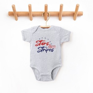 The Juniper Shop Stars And Stripes Baby Bodysuit - 1 of 2