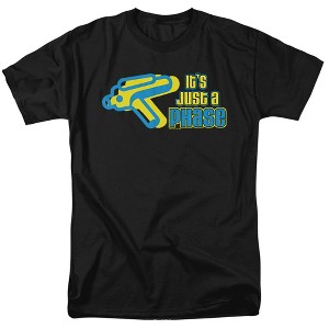 Quogs Just A Phase Adult T-Shirt Black - 1 of 4