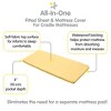 BreathableBaby All-in-One Fitted Sheet & Waterproof Cover, For 36" x 18" Cradle Mattress (2-Pack), Yellow - 3 of 4