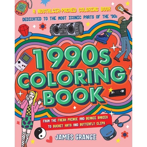 90s colouring deals book