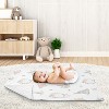 Sweet Jojo Designs Girl Baby Security Blanket Bunny Floral Pink Green and Grey - 2 of 4