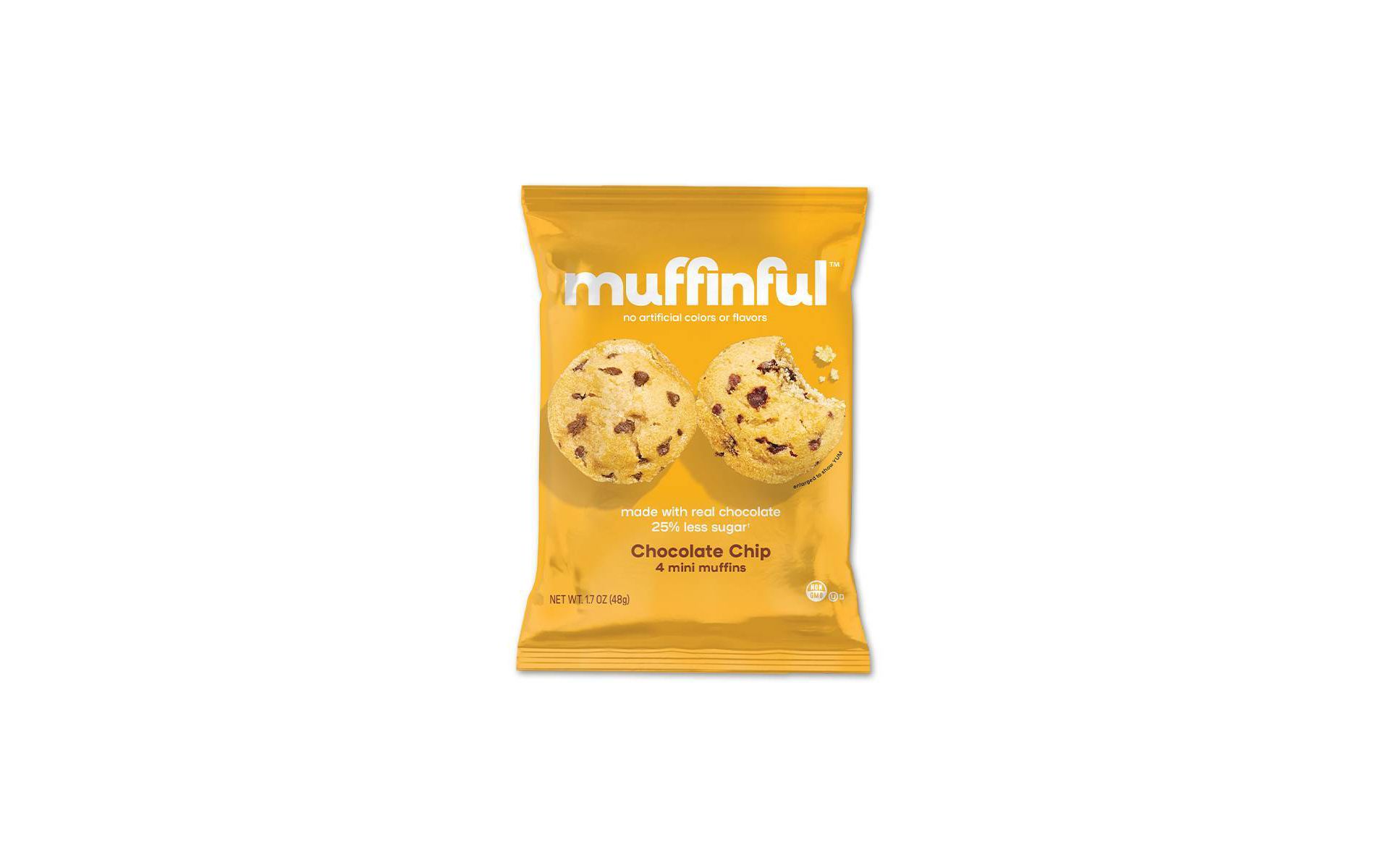 Bakeful Muffinful Chocolate Chip Mini Muffins - 1.7oz/4ct