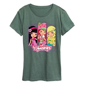 Women's - Strawberry Shortcake - Strawberry And Friends Short Sleeve Graphic T-Shirt - 1 of 4