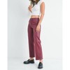 Women's The Coated Straight Leg - JUST BLACK DENIM - 3 of 4