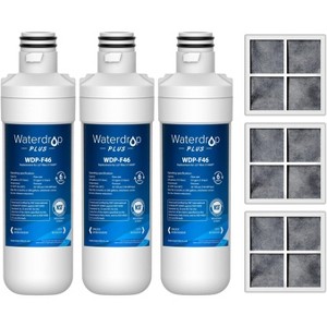 Waterdrop Plus LT1000PC ADQ747935 NSF 401 Refrigerator Water Filter and Air Filter 3 Combo - 1 of 4