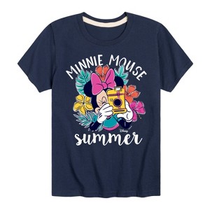 Boys' - Disney - Minnie Mouse Summer Short Sleeve Graphic T-Shirt - 1 of 4