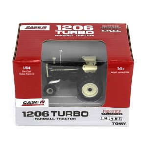 ERTL 1/64 IH Farmall 1206 Turbo Tractor with Rear Dual Wheels Prestige Collection Black Chase Unit 44399 - 1 of 2