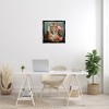 Stupell Industries Vintage Tiger & Bouquet Black Framed Floater Canvas Wall Art - 2 of 4