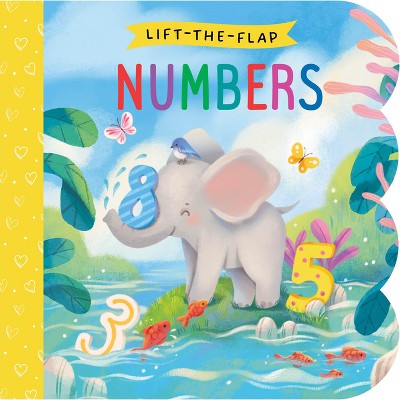 Numbers - (Lift-The-Flap) by  Clever Publishing (Board Book)